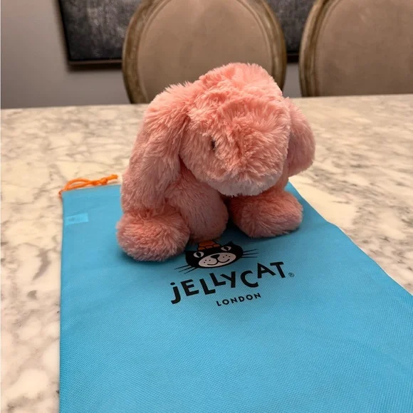 Jellycat Apricot Smudge Rabbit - Picture 5 of 5